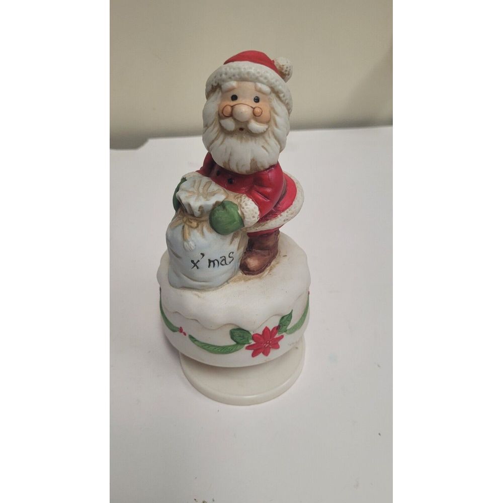 Vintage Santa‎ Claus Music Box